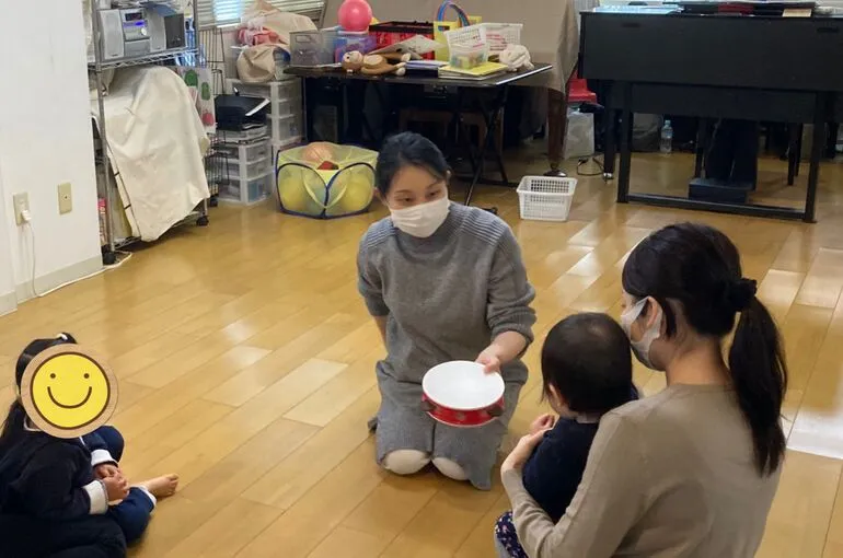 リトミックレッスンの模様