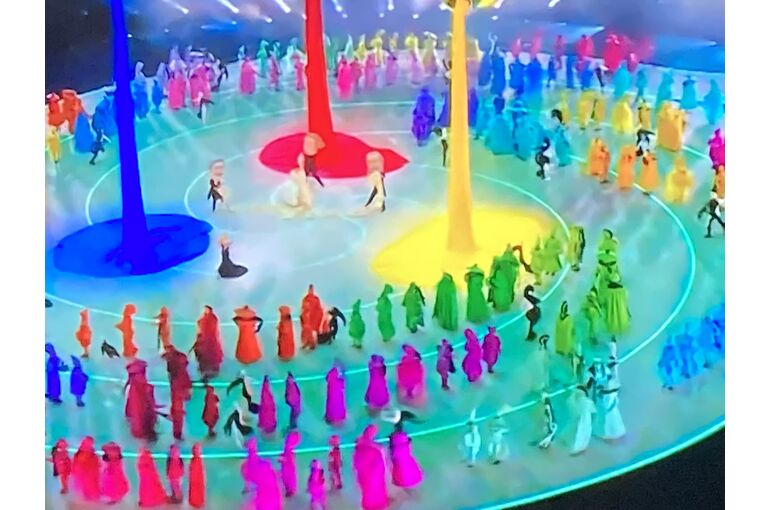 ミラノ・コルティナ五輪開会式模様